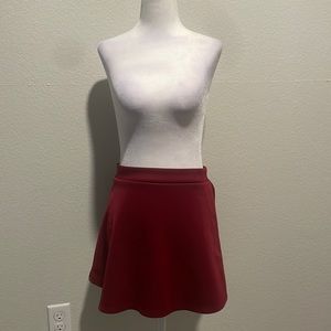 Diva apparel burgundy skirt skater skirt